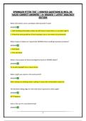 SPRINKLER FITTER TEST &vert; VERIFIED QUESTIONS & WELL DETAILED CORRECT ANSWERS &vert; A&plus; GRADED &vert; LATEST 2026&sol;2027 EDITION