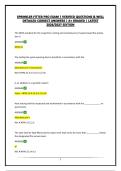 SPRINKLER FITTER LICENSE EXAM BUNDLE &vert; VERIFIED QUESTIONS & WELL DETAILED CORRECT ANSWERS &vert; A&plus; GRADED &vert; LATEST 2026&sol;2027 EDITION