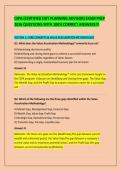 CEPA &lpar;CERTIFIED EXIT PLANNING ADVISOR&rpar; EXAM PREP &NewLine;2026 QUESTIONS WITH 100&percnt; CORRECT ANSWERS&excl;&excl;&excl; 