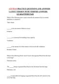 ATI TEAS Practice Questions and Answers &ndash; Latest Version &ndash; Complete ATI TEAS Exam Preparation Study Guide with Verified Practice Questions and Glossary