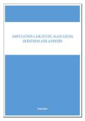 AMPUTATION CASE STUDY - ALAIN LEUNG QUESTIONS AND ANSWERS