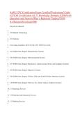 AAPC CPC Certification Exam Certified Professional Coder &NewLine;&lpar;CPC&rpar;&reg; Certification All 17 Knowledge Domains EXAM with &NewLine;Questions and Answers&sol;Plus a Rationale Updated 2026 &NewLine;A&plus;&sol;Instant Download PDF &NewLine;