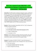 NYC City Assessor Exam 2026&sol;2027 &ndash; NYC &NewLine;Department of Finance Comprehensive Practice &NewLine;Examination &ndash; 200 Questions