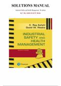 Industrial Safety and Health Management&comma; 7th edition  &mdash; by C&period; Asfahl&comma; David Rieske &vert; Complete Solutions Manual &lpar;Ch&period; 1-18&rpar;
