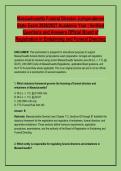 Massachusetts Funeral Director Jurisprudence &NewLine;State Exam 2026&sol;2027 Academic Year &vert; Verified &NewLine;Questions and Answers Official Board of &NewLine;Registration in Embalming and Funeral Directing