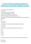 NYSTCE CST Math Exam &ndash; Practice Questions and Revised Answers 2026&sol;2027