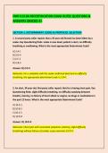EMD V13&period;0A RECERTIFICATION EXAM OUTEC QUESTIONS & &NewLine;ANSWERS GRADED A&plus;&NewLine;