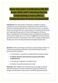 Nurse Executive Certification &lpar;NE-BC&rpar; &NewLine;Exam 2026&sol;2027 American Nurses &NewLine;Credentialing Center &lpar;ANCC&rpar; &ndash; &NewLine;Comprehensive Practice Examination