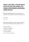 PRIMARY CARE DUNPHY & WINLAND-BROWN&NewLine;MOCK EXAM AND STUDY MATERIAL WITH&NewLine;CLINICAL CASE SCENARIOS AND DECISIONMAKING PRACTICE