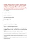 California Qualified Applicator Certificate - Subcategory Q&colon; &NewLine;Maintenance Gardener &lpar;QAC only&rpar; Practice Exam Questions &NewLine;And Correct Answers &lpar;Verified Answers&rpar; Plus Rationales &vert; Instant Download Pdf EXAM with Questions and Answers&sol;Plus a Rationale Updated