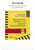 Industrial Safety and Health Management&comma; 7th edition &mdash; by C&period; Asfahl & David Rieske &vert; Complete Test Bank &lpar;Ch&period; 1-18&rpar;