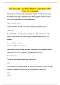 Bio Beyond Our Blue Planet Questions with&NewLine;Correct Answers