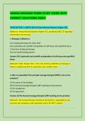 HAWAII MASSAGE EXAM STUDY GUIDE WITH &NewLine;CORRECT SOLUTIONS 2026&excl;&excl;