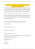 Bio Beyond - Cellular Replication Questions&NewLine;with Correct Answers