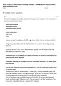 NURS 332 QUIZ 1 &vert; PRACTICE QUESTIONS & ANSWERS &vert; COMPREHENSIVE NCLEX NURSING STUDY GUIDE 2026&sol;2027