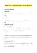 BNSF Test 1 Questions with Correct Answers