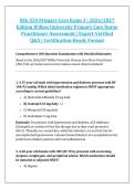 NSG 554 Primary Care Exam 3 &vert; 2026&sol;2027 &NewLine;Edition Wilkes University Primary Care Nurse &NewLine;Practitioner Assessment &vert; Expert-Verified &NewLine;Q&A &vert; Certification-Ready Format 