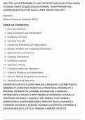 WGU C955 APPLIED PROBABILITY AND STATISTICS FINAL EXAM STUDY GUIDE &vert;&NewLine;TESTBANK &vert; PRACTICE QUESTIONS & ANSWERS &vert; EXAM PREPARATION &vert;&NewLine;COMPREHENSIVE PRACTICE EXAM &vert; LATEST UPDATE 2026&sol;2027