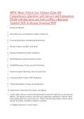 MPTC Motor Vehicle Law Ultimate Exam 200 &NewLine;Comprehensive Questions with Answers and Explanations &NewLine;EXAM with Questions and Answers&sol;Plus a Rationale &NewLine;Updated 2026 A&plus;&sol;Instant Download PDF &NewLine;