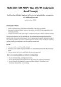NURS 5334 Quiz 1 Study Guide&colon; Comprehensive Review of Key Concepts &vert; Verified study complete Solutions &vert; 2026 Updates &vert; 100&percnt; correct