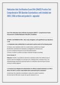 Medication Aide Certification Exam &lpar;MA-C&sol;MACE&rpar; Practice Test &NewLine;Comprehensive 150-Question Examination a well detailed one &NewLine;2025 &sol; 2026 written and graded A&plus;  up