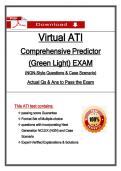 Virtual ATI Comprehensive Predictor &lpar;Green Light&rpar; Exam&rpar; Latest 2026&sol;2027 Update&comma; NGN Questions & Case Scenarios with Answers&NewLine;
