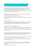 PN 2002&colon; Cognition Final Exam with All Accurate Answers 2026 Edition&period;