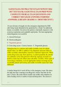 SAEM EXAM AND PRACTICE EXAM NEWEST 2026&sol; &NewLine;2027 TEST BANK&vert; SAEM FINAL EXAM PREP WITH &NewLine;COMPLETE 950 REAL EXAM QUESTIONS AND &NewLine;CORRECT DETAILED ANSWERS &lpar;VERIFIED &NewLine;ANSWERS&rpar; ALREADY GRADED A&plus; &lpar;MOST RECENT&excl;&excl;&rpar; 