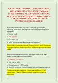 NUR 215 EXAM 2 V1 & V2 &lpar;ARIZONA COLLEGE OF NURSING&rpar;  NEWEST 2026&sol; 2027 PACKAGE DEAL&vert; NUR215 THEORETICAL FOUNDATION IN NURSING PRACTICE EXAM 2 REVIEWS WITH COMPLETE REAL EXAM QUESTIONS AND CORRECT VERIFIED  ANSWERS&sol; ALREADY GRADED A&plus; 