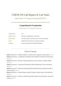 CHEM 219 COMPLETE PACKAGE DEAL 2026&sol;2027 &vert; Modules 1-8 Exams&comma; Final Exam & Lab Reports Experiments 1-8 &vert; Portage Learning Organic Chemistry Bundle &vert; Verified Q&A &vert; Pass Guaranteed - A&plus; Graded