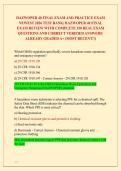 HAZWOPER 40 FINAL EXAM AND PRACTICE EXAM &NewLine;NEWEST 2026 TEST BANK&vert; HAZWOPER 40 FINAL &NewLine;EXAM REVIEW WITH COMPLETE 350 REAL EXAM &NewLine;QUESTIONS AND CORRECT VERIFIED ANSWERS&sol; &NewLine;ALREADY GRADED A&plus; &lpar;MOST RECENT&excl;&excl;&rpar; 