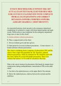 EVOLVE HESI MED-SURG II NEWEST 2026&sol; 2027 &NewLine;ACTUAL EXAM TEST BANK&vert; ELSEVIER HESI MED&NewLine;SURG II EVOLVE EXAM REVIEW WITH COMPLETE &NewLine;300 REAL EXAM QUESTIONS AND CORRECT &NewLine;DETAILED ANSWERS &lpar;VERIFIED ANSWERS&rpar; &NewLine;ALREADY GRADED A&plus; &lpar;MOST RECENT&excl;&excl;&rpar;