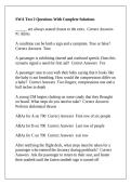 SWA Test 2 Questions With Complete Solutions
