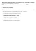NR565 MIDTERM STUDY GUIDE WEEK 3 &vert; ADVANCED PHARMACOLOGY PRACTICE QUESTIONS & ANSWERS &vert; COMPREHENSIVE REVIEW 2026&sol;2027