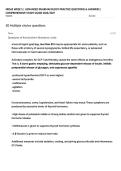 NR565 WEEK 5 &vert; ADVANCED PHARMACOLOGY PRACTICE QUESTIONS & ANSWERS &vert; COMPREHENSIVE STUDY GUIDE 2026&sol;2027