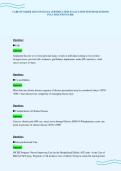 CARE OF OLDER ADULTS EXAM 2 CERTIFICATION EVALUATION TESTED QUESTIONS&NewLine;FULL SOLUTION GUIDE