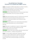 Nurs 1230 Peds Exam 1 Nclex Styled&NewLine;UPDATED ACTUAL Questions and CORRECT Answers