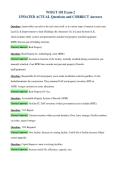 WMGT 101 Exam 2&NewLine;UPDATED ACTUAL Questions and CORRECT Answers