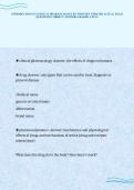 INTRODUCTION TO CLINICAL PHARMACOLOGY BY VISOVSKY UPDATED ACTUAL EXAM&NewLine;QUESTIONS CORRECT ANSWERS GRADED A PLUS