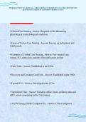 INTRODUCTION TO CRITICAL CARE NURSING 9 TH EDITION EXAM REVIEW SOLVED&NewLine;QUESTIONS COMPLETE ANSWERS GRADED A PLUS
