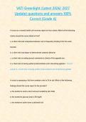VATI Greenlight &lpar;Latest 2026 2027 Update&rpar; questions and answers 100- Correct -Grade A