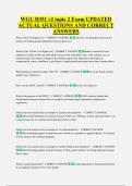 WGU D351 v2 topic 2 Exam UPDATED &NewLine;ACTUAL QUESTIONS AND CORRECT &NewLine;ANSWERS
