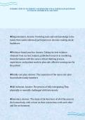 INTRODUCTION TO MATERNITY AND PEDIATRIC FINAL PAPER EXAM QUESTIONS&NewLine;ACCURATE ANSWERS FULL SOLUTION