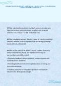 INTRODUCTION TO MATERNITY AND PEDIATRIC UPDATED ACTUAL EXAM QUESTIONS&NewLine;CORRECT ANSWERS GRADED A PLUS