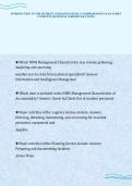 INTRODUCTION TO THE INCIDENT COMMAND SYSTEM 2 COMPREHENSIVE EXAM SCRIPT&NewLine;COMPLETE QUESTIONS VERIFIED SOLUTIONS