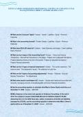 INTUIT ACADEMY BOOKKEEPING PROFESSIONAL CERTIFICATE 3 UPDATED ACTUAL&NewLine;EXAM QUESTIONS CORRECT ANSWERS GRADED A PLUS