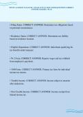 INTUIT ACADEMY TAX LEVEL 1 EXAM ACTUAL TEST PAPER QUESTIONS CORRECT&NewLine;ANSWERS GRADED A PLUS