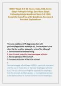 NR507 Week 5-8&colon; GI&comma; Neuro&comma; Endo&comma; CNS&comma; Derm&colon; &NewLine;Edapt Pathophysiology Questions Edapt &NewLine;Pathophysiology Questions Week 5-8 2026&colon; &NewLine;Complete Exam Prep with Questions&comma; Answers & &NewLine;Detailed Explanations