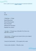 INTUIT ACADEMY TAX LEVEL 1 EXAM TEST BANK SOLVED QUESTIONS 100 PERCENT&NewLine;CORRECT ANSWERS
