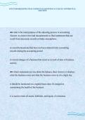 INTUIT BOOKKEEPING FINAL PAPER EXAM QUESTIONS ACCURATE ANSWERS FULL&NewLine;SOLUTION